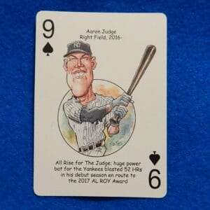 AARON JUDGE Hero Decks Baseball 9 of Spades Playing/Trading Card