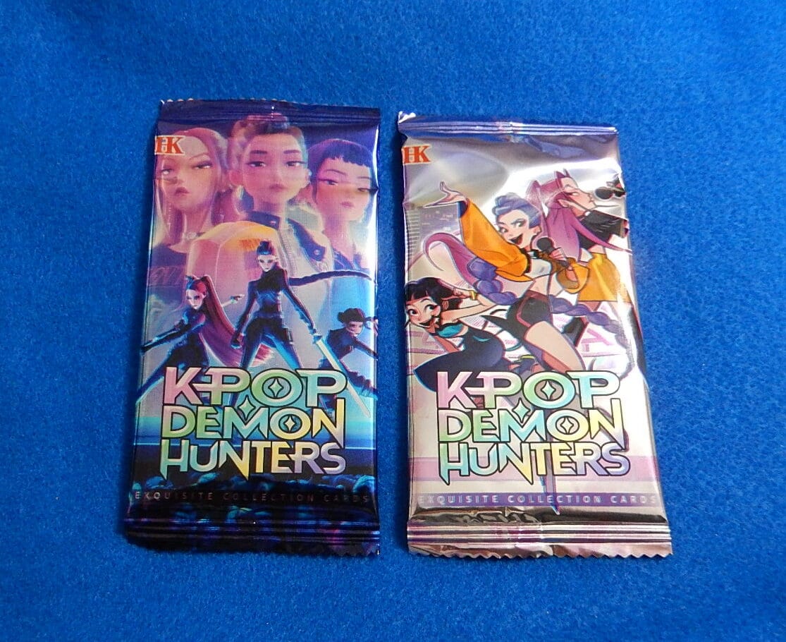 Kpop Demon Hunters Trading Cards - 2 Sealed Booster Packs