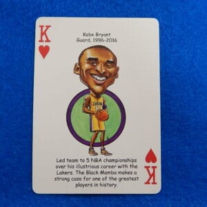 KOBE BRYANT Hero Decks Basketball King of Hearts Playing/Trading Card
