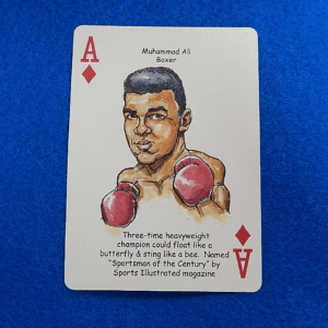 Muhammad Ali Boxer Ace of Diamonds Hero Decks Playing/Trading Card