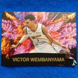 Victor Wembanyama Color Blast Rookie basketball card, 1 of 1000