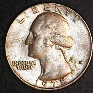 ERROR Coin: 1978-D Washington Quarter with Filled D Mint Mark