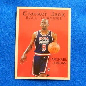 Michael Jordan Cracker Jack Chicago USA Basketball Card #67
