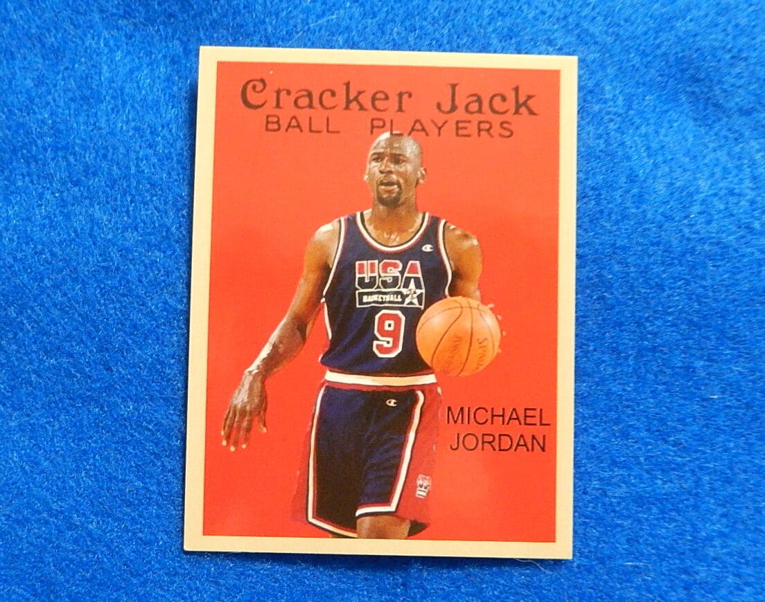 Michael Jordan Cracker Jack Chicago USA Basketball Card #67