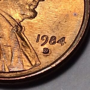 1984-D/D Lincoln Cent RPM Error Coin