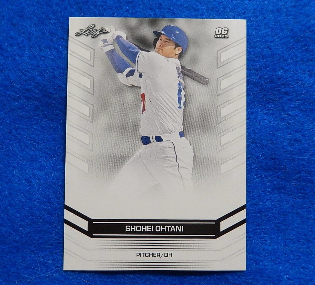 SHOHEI OHTANI 2023 Leaf Dodgers Baseball Card #OG-02