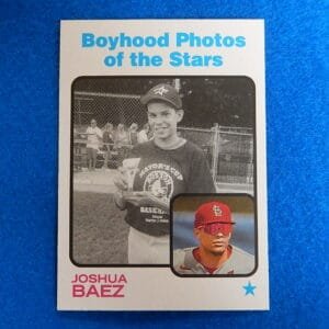 JOSHUA BAEZ 2022 TOPPS Heritage Minors Boyhood #142 Rookie Baseball Card