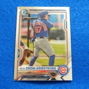Pete Crow-Armstrong 2021 Bowman Chrome Rookie Card BDC-12