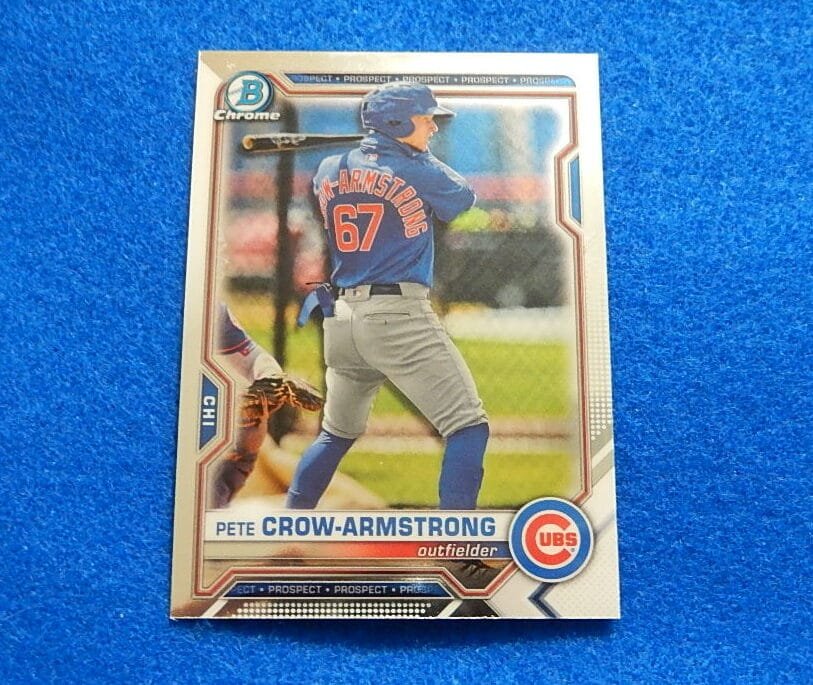 Pete Crow-Armstrong 2021 Bowman Chrome Rookie Card BDC-12