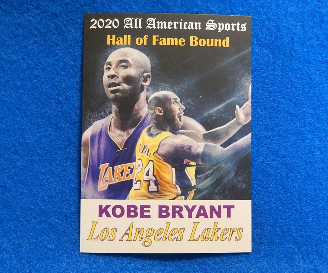 KOBE BRYANT All-American Sports Promo Basketball Card